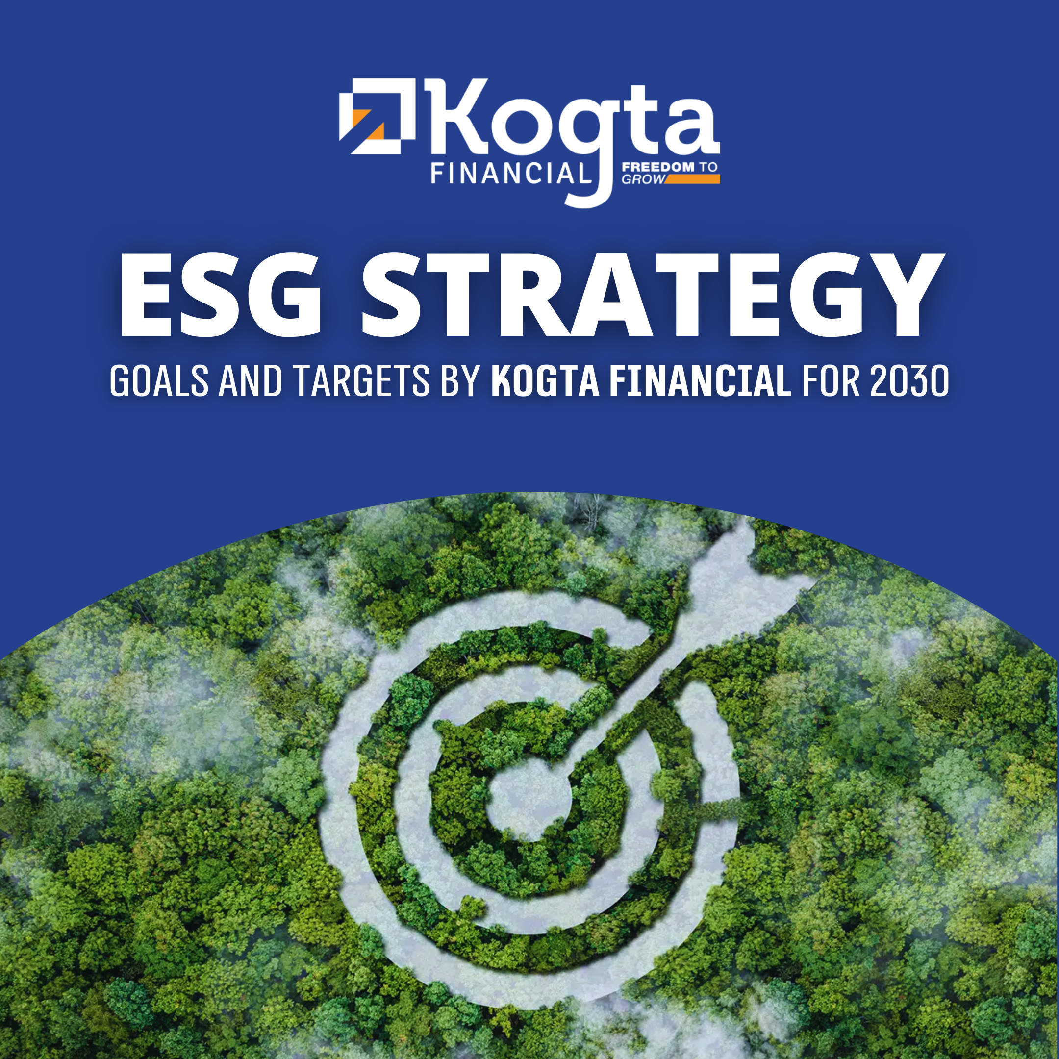 ESG Strategy – Goals and Targets by Kogta Financial for 2030
